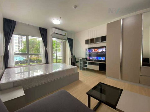 🎊 For Rent Condo SUPALAI VERANDA RAMA 9 Building B, Floor 6,Studio, Room size 30 sqm