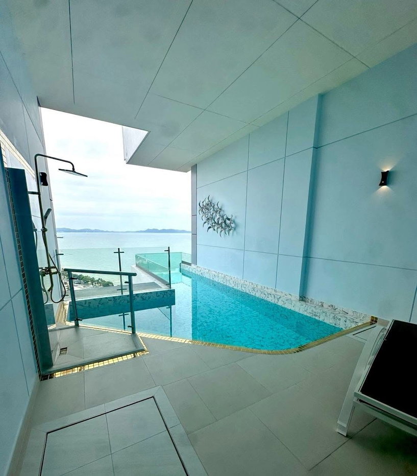 รูป Condo for Rent in Jomtien – Jomtien Beach | 1 Bedroom Panoramic Sea View High Floor(CPT090) - รูปที่ 6/8