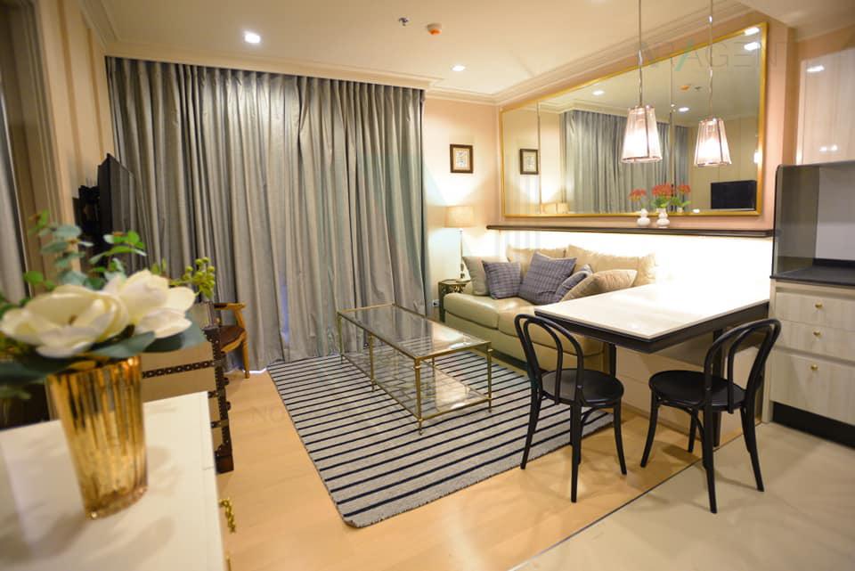 รูป 🚩 ให้เช่าคอนโด เอช คิว ทองหล่อ อาคาร 1 ชั้น 29 1 ห้องนอน ขนาด 44 ตรม ใกล้ มาร์เก็ตเพลส - รูปที่ 5/8