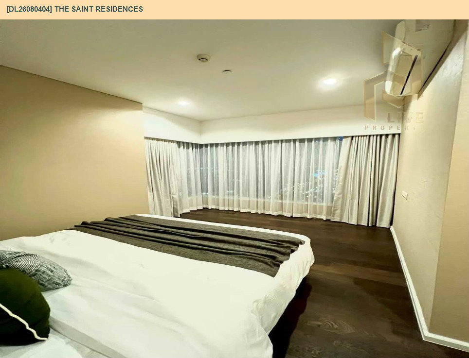 รูป DL26080404 ให้เช่าคอนโด เดอะ เซนต์ เรสซิเดนซ์ (The Saint Residences) ใกล้ MRT พหลโยธิน พร้อมเข้าอยู่ โทรด่วน 0614453194 LineID @952jdxxk - รูปที่ 11/15