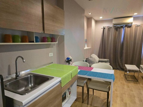 For rent condo CASA ASOKE DINDAENG Building 1, Floor 21,1 bed room, Room size 30 sqm
