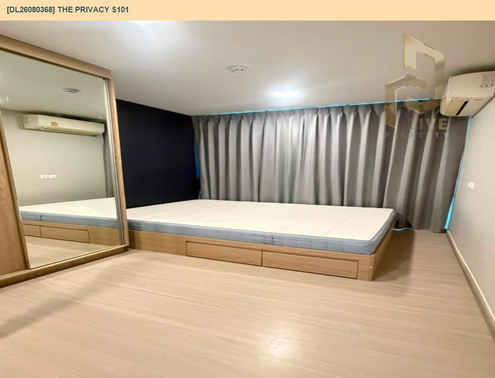 รูป DL26080368 ให้เช่าคอนโด เดอะ ไพรเวซี่ เอส 101 (THE PRIVACY S101) ใกล้ BTS ปุณณวิถี พร้อมเข้าอยู่ โทรด่วน 0653619502 LineID @952jdxxk - รูปที่ 4/9