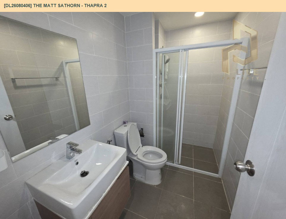รูป DL26080406 ให้เช่าคอนโด เดอะ แมทท์ สาทร - ท่าพระ 2 (The Matt Sathorn - Thapra 2) ใกล้ - พร้อมเข้าอยู่ โทรด่วน 0614453194 LineID @952jdxxk - รูปที่ 6/7