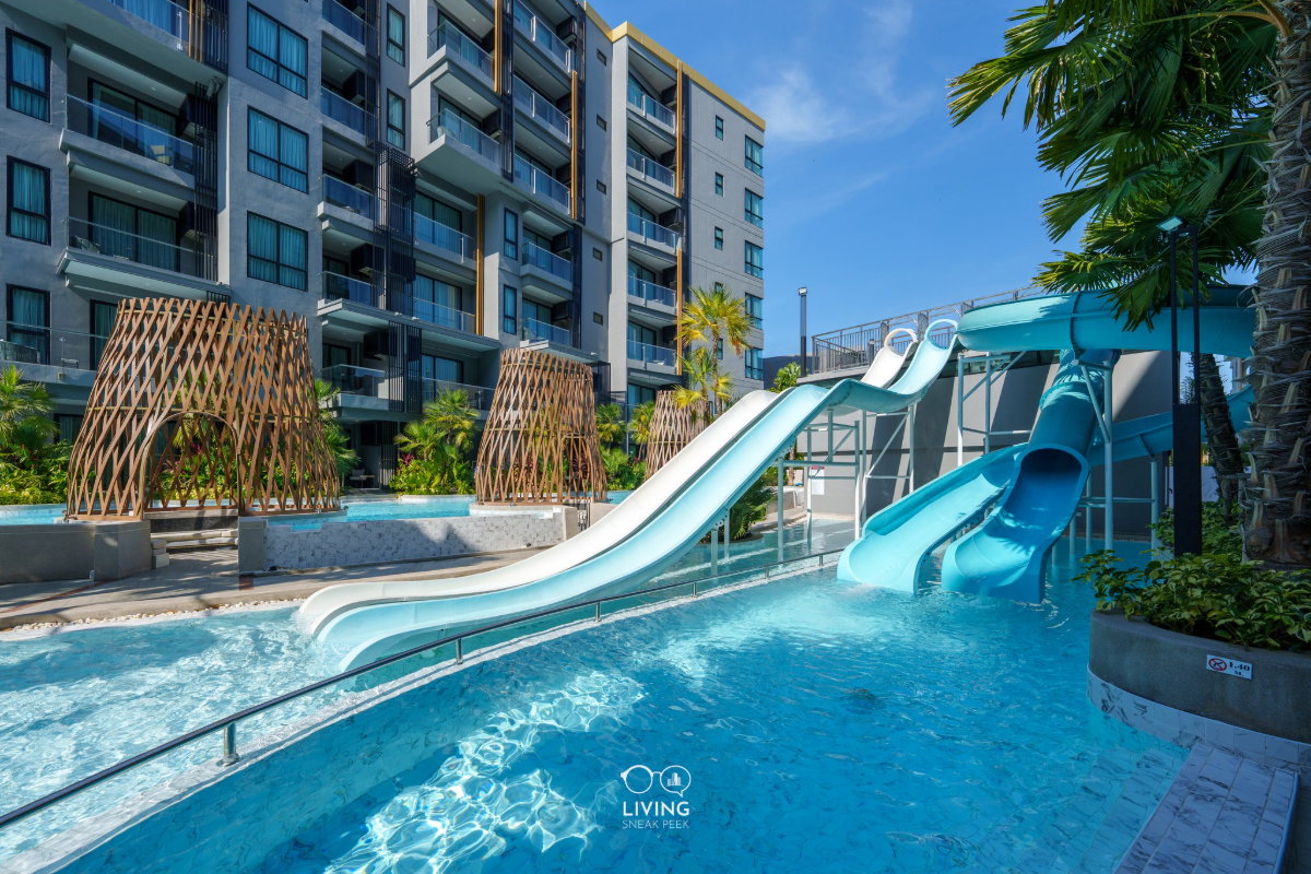 รูป ขายคอนโด Carapace Hua Hin : คาราเพซ หัวหิน , ห้องพักระดับ Deluxe Sea View 2 ห้องนอน ชั้น5 ระเบียงวิวทะเลและสวนน้ำ - รูปที่ 17/17