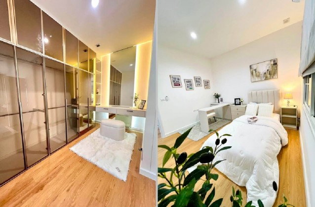 รูป ให้เช่าบ้านเดี่ยว 2 ชั้น หมู่บ้านแกรนดิโอ บางนา กม.5 / หลัง เมกะ บางนา / บ้านสภาพใหม่ / แอร์ 6 เครื่อง / Fully Furnished / อยู่อาศัย - รูปที่ 11/13
