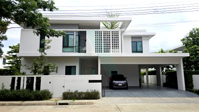 เช่าบ้านเดี่ยว ถนนบางนา - ตราด : 📌 ให้เช่าบ้านเดี่ยว 2 ชั้น บ้านมัณฑนา บางนา กม. 15 4 ห้องนอน 5 ห้องน้ำ