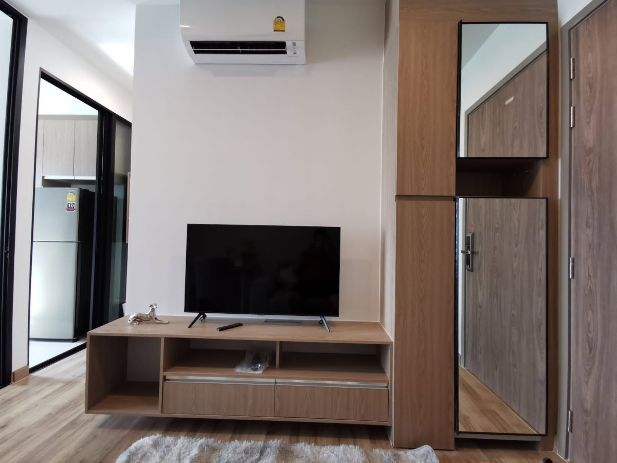 picture Condo for RENT : Nich Mono Sukhumvit Baring 𝐒𝐢𝐳𝐞 : 28 sqm. 1 Bedroom /1 Bathroom /Unblocked view 𝐅𝐥𝐨𝐨𝐫 : 32nd ✅Fully furnished - 9/15