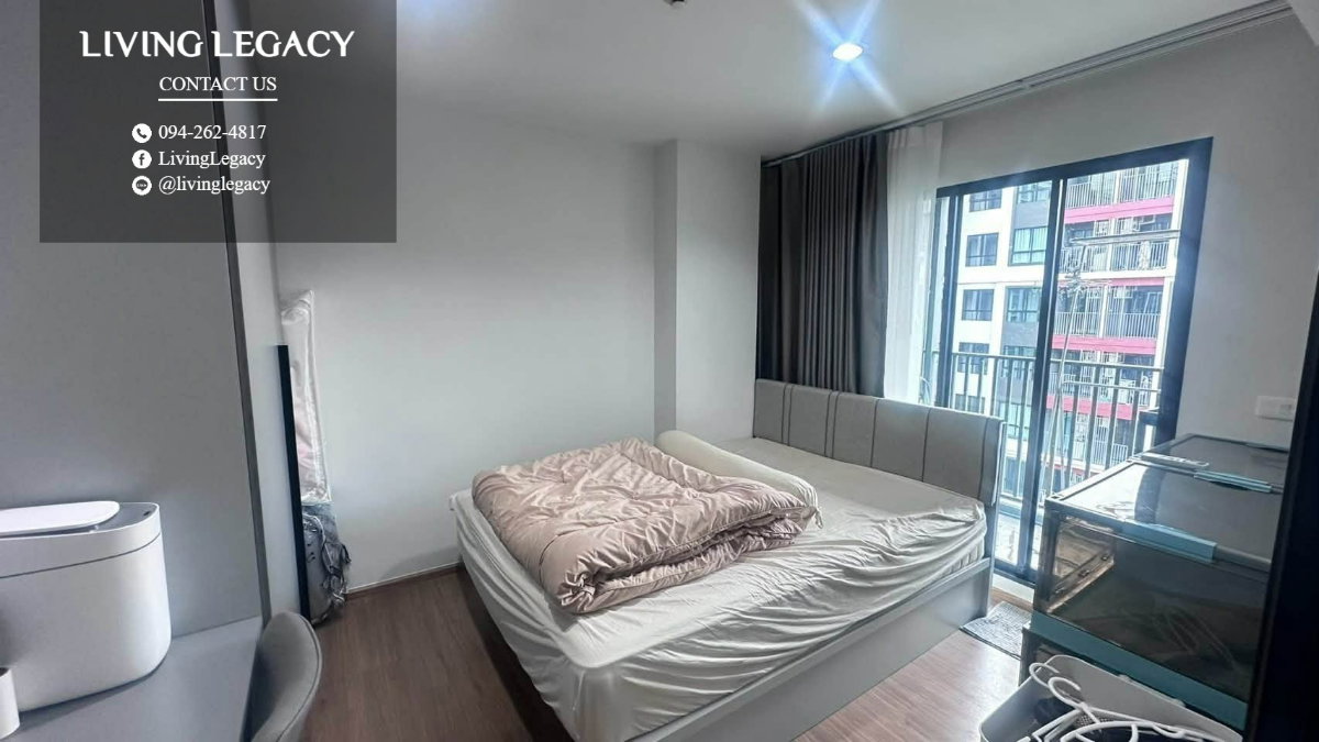 รูป TJJ9YQ เช่าด่วน คอนโด Niche Mono Rama 9 35 ตร.ม. | ชั้น 6 | 1 นอน 1 น้ำ | 15,000 บาท/เดือน | LINE: @livinglegacy - รูปที่ 4/10