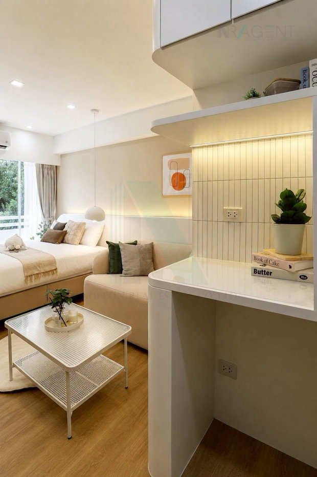 picture For Sell Condo BAAN RATCHATHAWI VILLE Building 1, Floor 4,Studio, Room size 25 sqm - 6/8