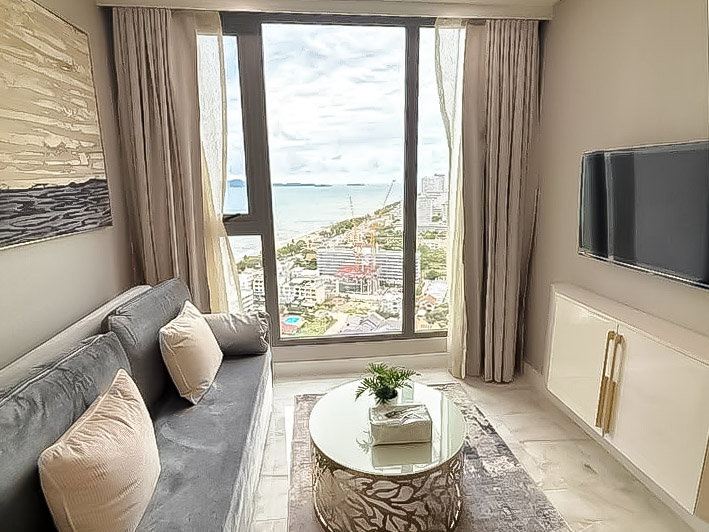 picture Condo for Rent Copacabana Beach Jomtien 1Bed Sea View - 1/11