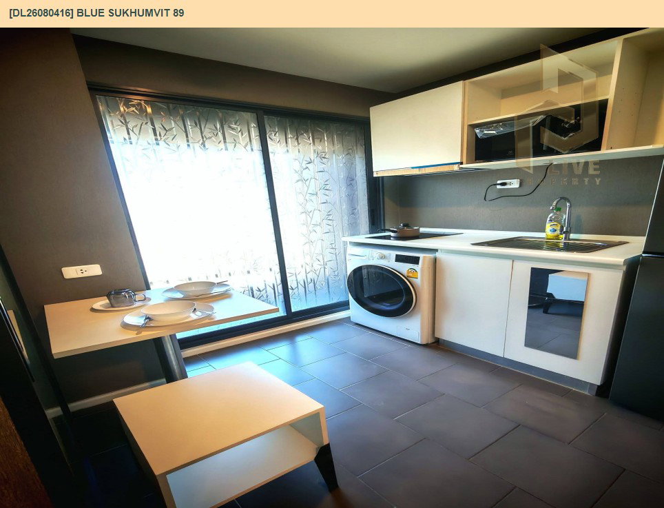 รูป DL26080416 ให้เช่าคอนโด บลู สุขุมวิท 89 (Blue Sukhumvit 89) ใกล้ - พร้อมเข้าอยู่ โทรด่วน 0614453194 LineID @952jdxxk - รูปที่ 5/7