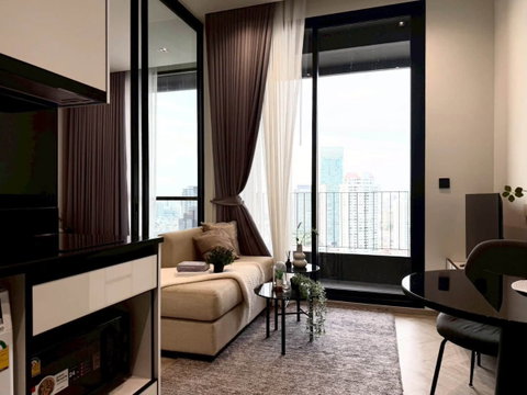 RS7332 For Rent/Sale: Chapter Charoennakorn–Riverside Rare Unit, High Floor, Near BTS Charoennakorn