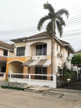 2-storey detached house for rent, good location, convenient transportation, on Sukhumvit Road, Nichada Village, near Chatuchak Market