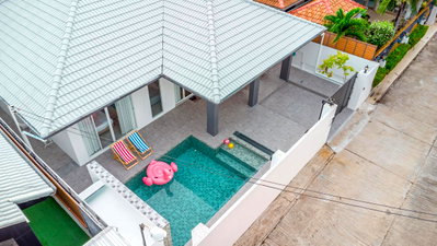 Houses for sale Bang Lamung Chonburi : Luxury Pool Villa for Sale in Jomtien Pattaya | 4 Bedrooms | Private Pool | Near Jomtien Beach | Perfect for invesment