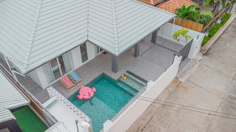 Luxury Pool Villa for Sale in Jomtien Pattaya | 4 Bedrooms | Private Pool | Near Jomtien Beach | Perfect for invesment
