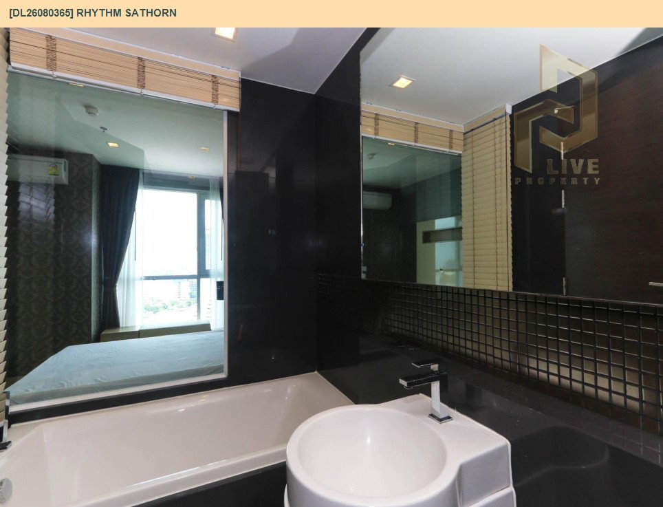 รูป DL26080365 ให้เช่าคอนโด ริธึ่ม สาทร (Rhythm Sathorn) ใกล้ BTS สะพานตากสิน พร้อมเข้าอยู่ โทรด่วน 0638692663 LineID @952jdxxk - รูปที่ 6/6
