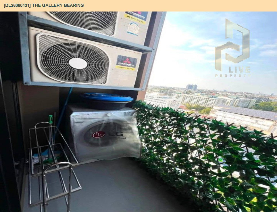 รูป DL26080431 ให้เช่าคอนโด เดอะ แกลเลอรี่ แบริ่ง (The Gallery Bearing) ใกล้ BTS แบริ่ง พร้อมเข้าอยู่ โทรด่วน 0653619502 LineID @952jdxxk - รูปที่ 11/11