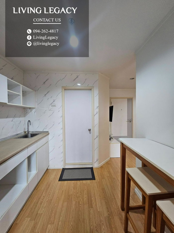 รูป TJJG11 เช่าด่วน คอนโด Lumpini Place Srinakarin - Huamark Station 26 ตร.ม. | 1 นอน 1 น้ำ | ชั้น 6 | 10,500 บาท/เดือน | LINE: @livinglegacy - รูปที่ 6/8