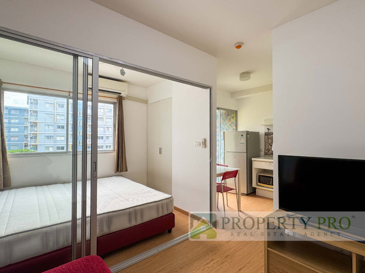 รูป ขาย คอนโด Plum Condo Park Rangsit เฟส 1 แบบ 1 นอน 1 น้ำ 22 ตรม วิวสระ สภาพใหม่ ใกล้ พหลโยธิน คลองหลวง ม.กรุงเทพ : SL26S-009 - รูปที่ 2/7