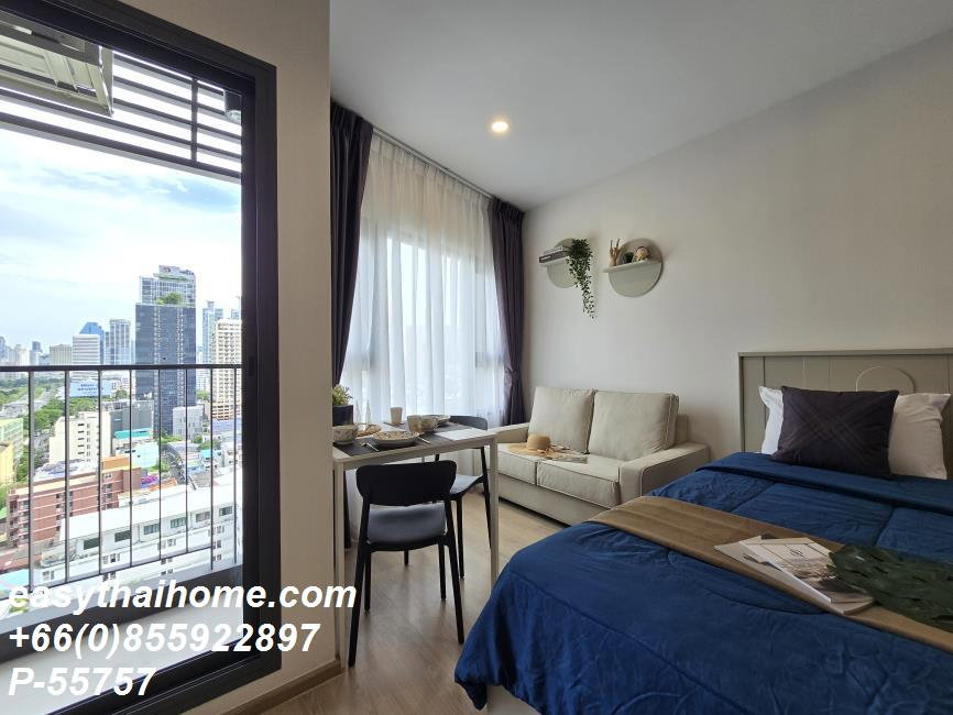 รูป P-55757 ให้เช่า ไลฟ์ พระราม 4 - อโศก | ห้องสตูดิโอ | วิวเมือง | ใกล้ MRT | พร้อมเข้าอยู่ 📞 Line ID: @easythaihome | 085-592-2897 - รูปที่ 11/20