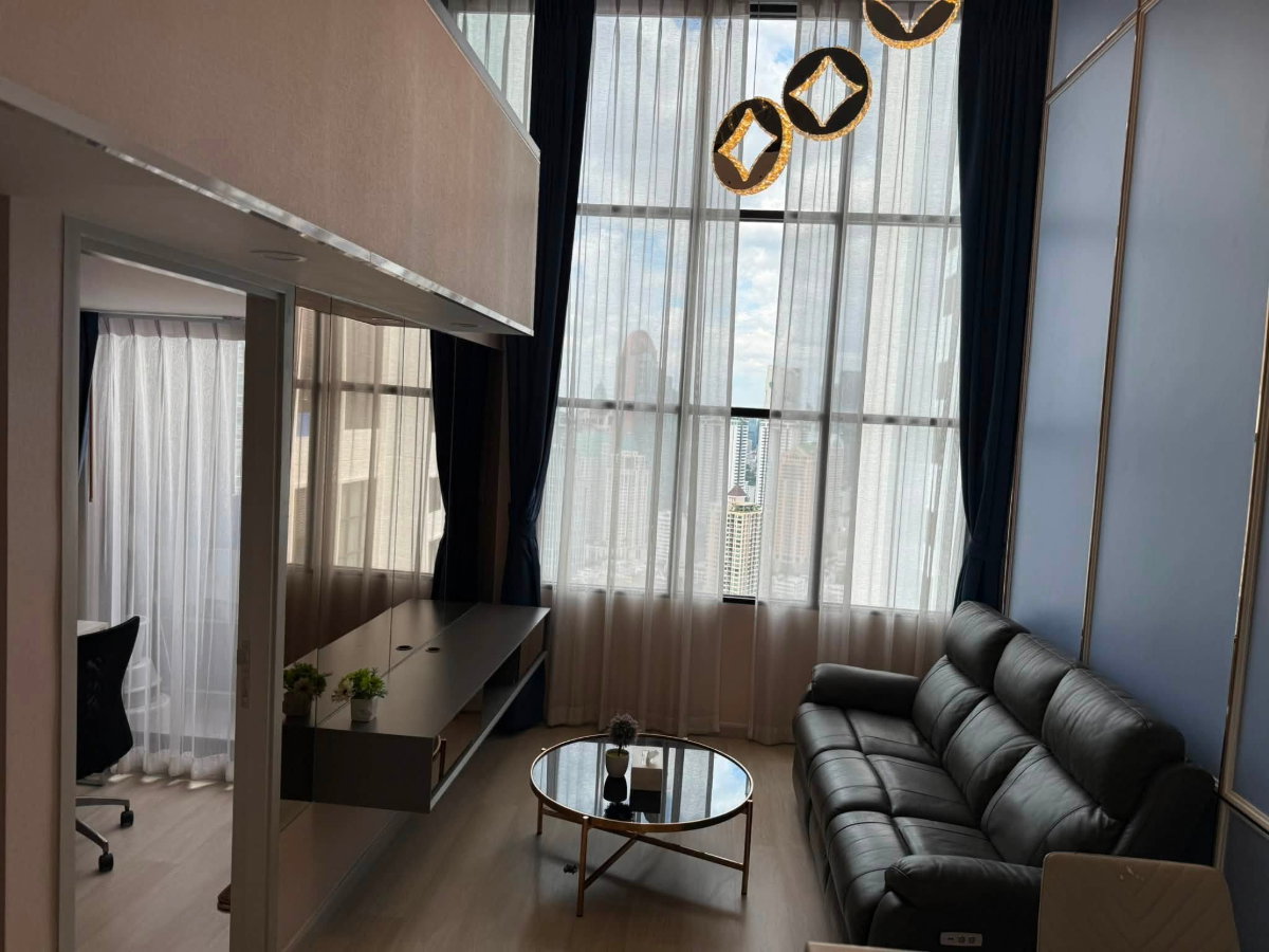 รูป RS7334 ขาย Knightsbridge Prime Sathorn คอนโด Duplex บนชั้นสูงในทำเลศักยภาพใจกลางสาทร–สีลม ใกล้ BTS ช่องนนทรี - รูปที่ 1/17