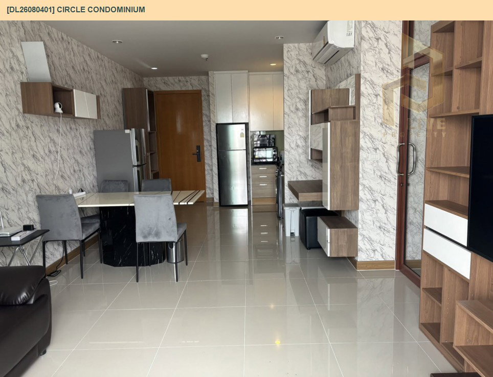 รูป DL26080401 ให้เช่าคอนโด เซอร์เคิล คอนโดมิเนียม (Circle Condominium) ใกล้ MRT เพชรบุรี พร้อมเข้าอยู่ โทรด่วน 0614453194 LineID @952jdxxk - รูปที่ 3/11