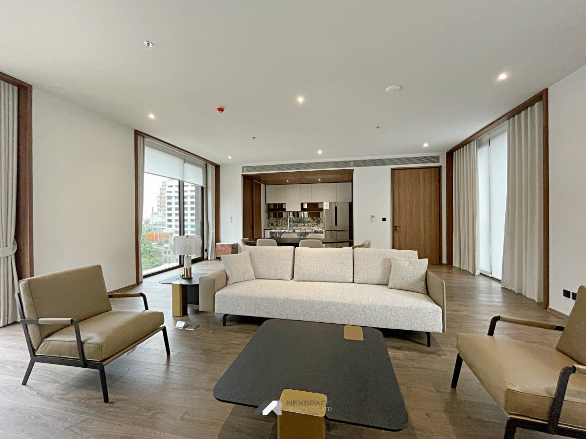 รูป Sky Villa Layout 2ห้องนอน Romm convent ให้เช่าคอนโดใหม่ที่สุดในสีลม Nexspace Realty - รูปที่ 2/19