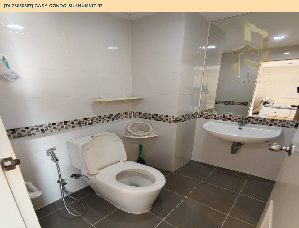 รูป DL26080367 ให้เช่าคอนโด คาซ่า คอนโด สุขุมวิท 97 (Casa Condo Sukhumvit 97) ใกล้ BTS บางจาก พร้อมเข้าอยู่ โทรด่วน 0614453194 LineID @952jdxxk - รูปที่ 6/7