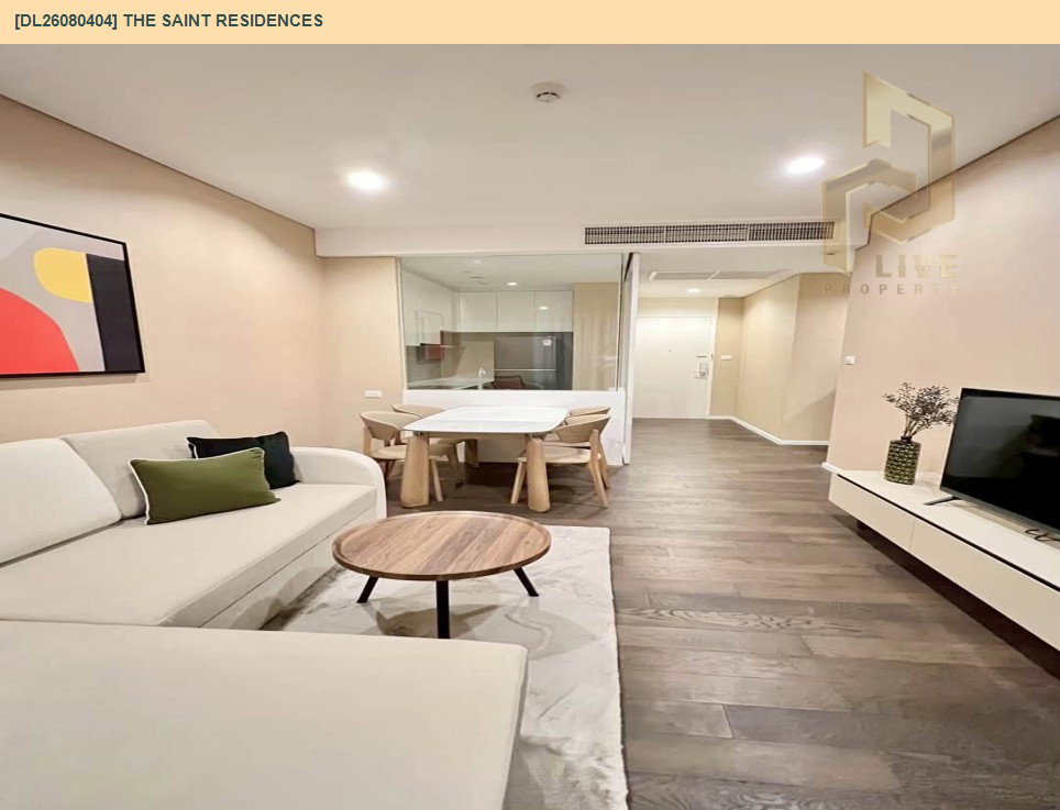 รูป DL26080404 ให้เช่าคอนโด เดอะ เซนต์ เรสซิเดนซ์ (The Saint Residences) ใกล้ MRT พหลโยธิน พร้อมเข้าอยู่ โทรด่วน 0614453194 LineID @952jdxxk - รูปที่ 4/15