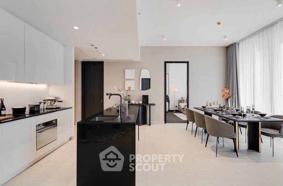 picture 28th-Floor 2-BR 135 Sqm, Tait Sathorn 12, 100m To BTS Saint Louis (ID 3179184) - 2/9
