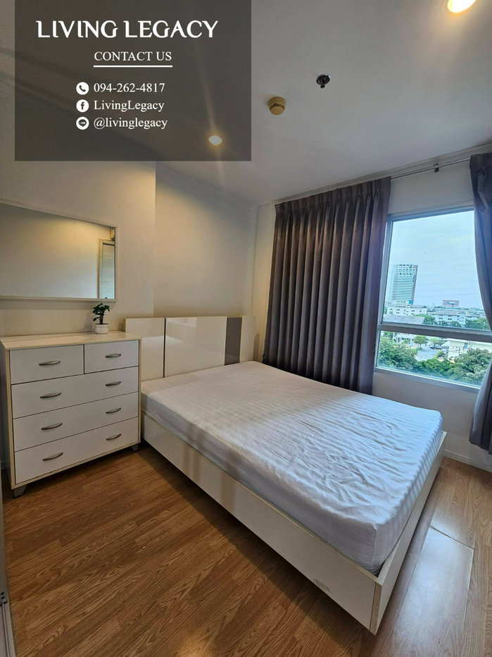 รูป TJJG11 เช่าด่วน คอนโด Lumpini Place Srinakarin - Huamark Station 26 ตร.ม. | 1 นอน 1 น้ำ | ชั้น 6 | 10,500 บาท/เดือน | LINE: @livinglegacy - รูปที่ 2/8