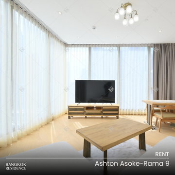 Rental Condo 💎 Ashton Asoke-Rama 9, 2BR 68.50 sq.m. 60K 🌃 Beautiful Unit, Great Value, Near MRT Rama9 
