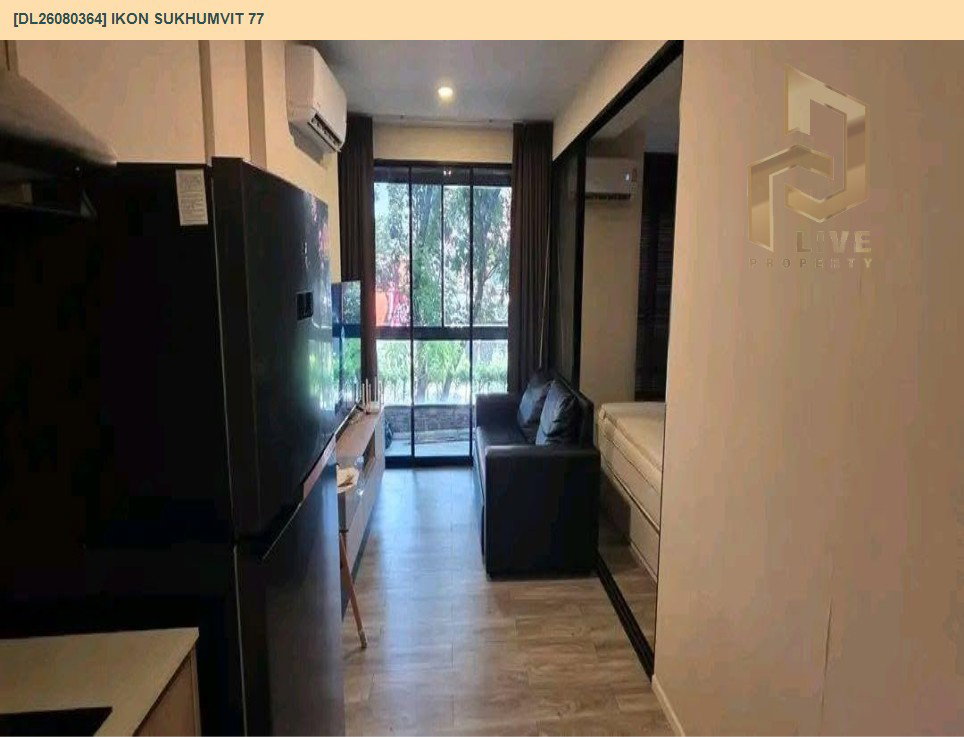 รูป DL26080364 ให้เช่าคอนโด ไอคอน สุขุมวิท 77 (IKON Sukhumvit 77) ใกล้ BTS อ่อนนุช พร้อมเข้าอยู่ โทรด่วน 0653619502 LineID @952jdxxk - รูปที่ 3/11