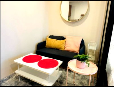 คอนโดให้เช่า : ให้เช่า 1 ห้องนอน ตึกA ชั้น 8 ขนาด 24 ตรม ราคา 12,000 บาท