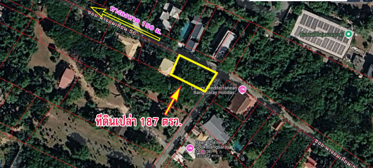 รูป ขายที่ดินใกล้ทะเล 150 ม.เดินลงทะเลได้โดยตรง บรรยากาศดืมาก - รูปที่ 10/10