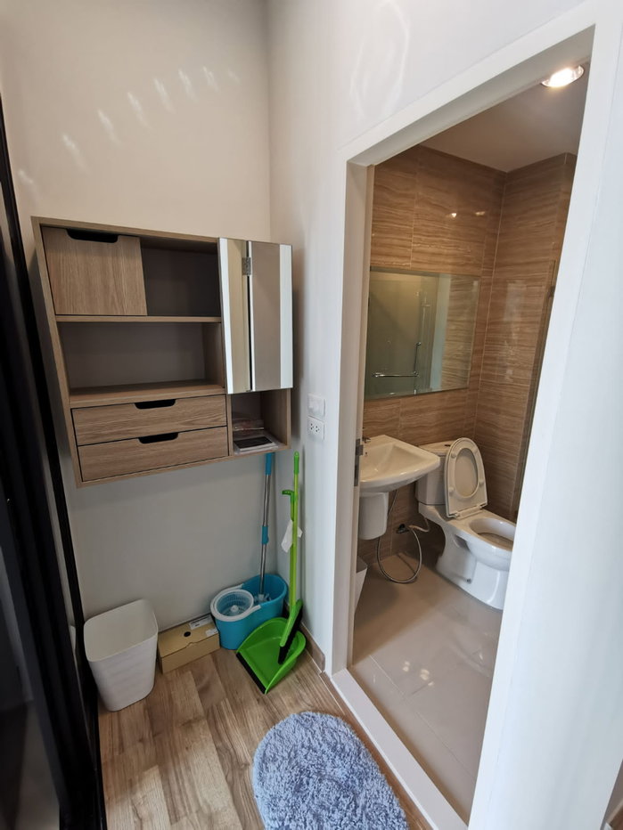 picture Condo for RENT : Nich Mono Sukhumvit Baring 𝐒𝐢𝐳𝐞 : 28 sqm. 1 Bedroom /1 Bathroom /Unblocked view 𝐅𝐥𝐨𝐨𝐫 : 32nd ✅Fully furnished - 14/15
