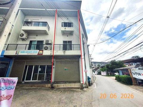 อาคารพาณิชย์ 21.8 ตร.วา ตลาดสดแม่เหียะ เมืองเชียงใหม่ เชียงใหม่ 5.1M