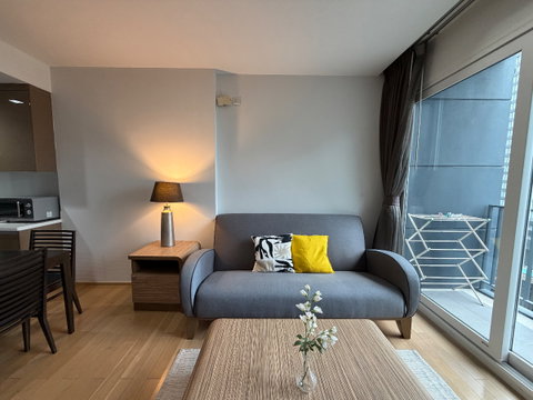 1ห้องนอนติดBTSทองหล่อ 52ตร.ม. ห้องแต่งหรูสะอาด ชั้นสูง ราคาเพียง 29,900บาท!