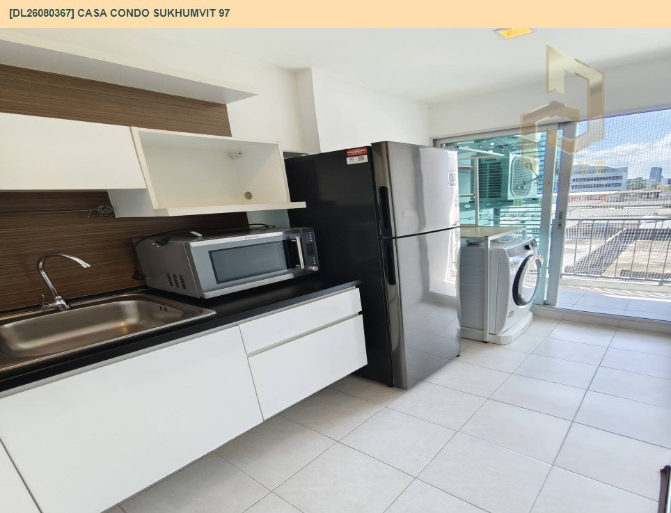 รูป DL26080367 ให้เช่าคอนโด คาซ่า คอนโด สุขุมวิท 97 (Casa Condo Sukhumvit 97) ใกล้ BTS บางจาก พร้อมเข้าอยู่ โทรด่วน 0614453194 LineID @952jdxxk - รูปที่ 4/7