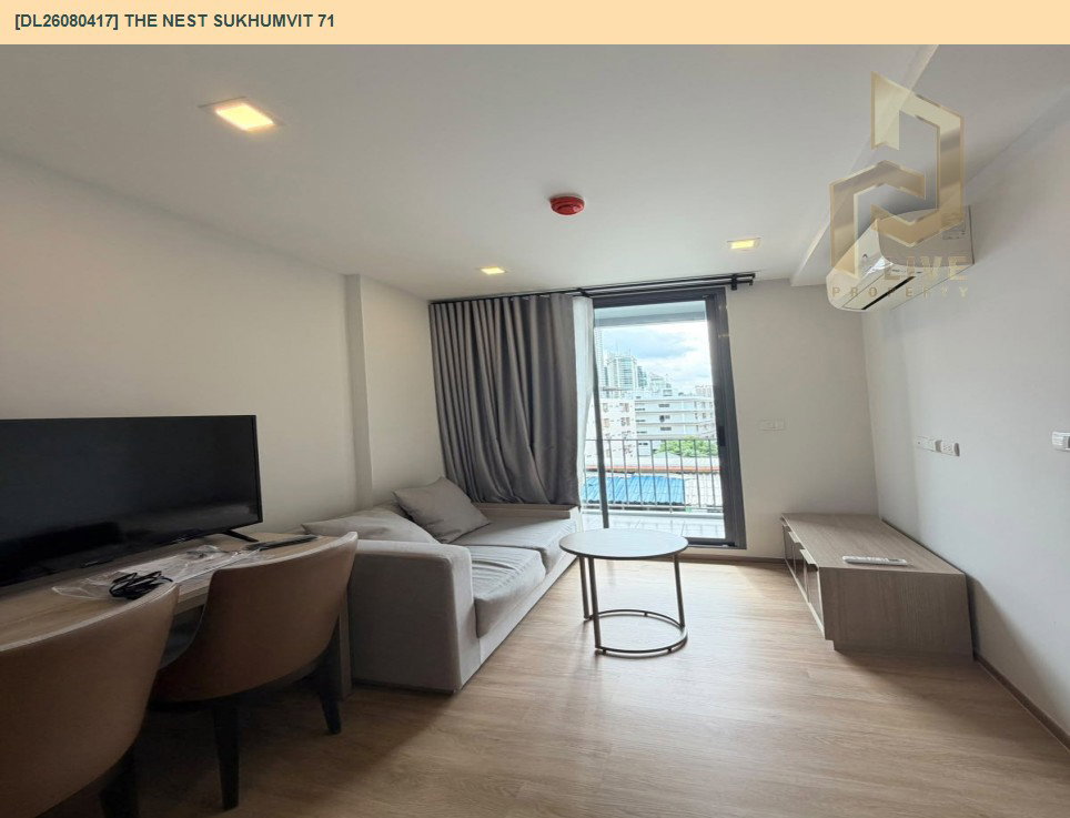 รูป DL26080417 ให้เช่าคอนโด เดอะ เนสท์ สุขุมวิท 71 (The Nest Sukhumvit 71) ใกล้ BTS พระโขนง พร้อมเข้าอยู่ โทรด่วน 0638692663 LineID @952jdxxk - รูปที่ 9/12