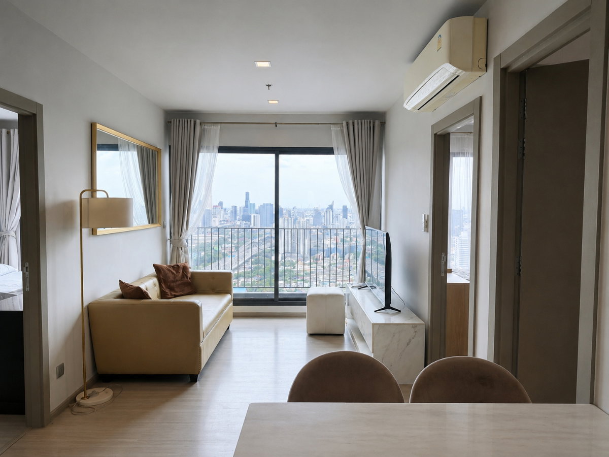 2ห้องนอน 2ห้องน้ำ 60ตร.ม. ห้องมุม ชั้นสูง ราคาเพียง 32,900บาทเท่านั้น