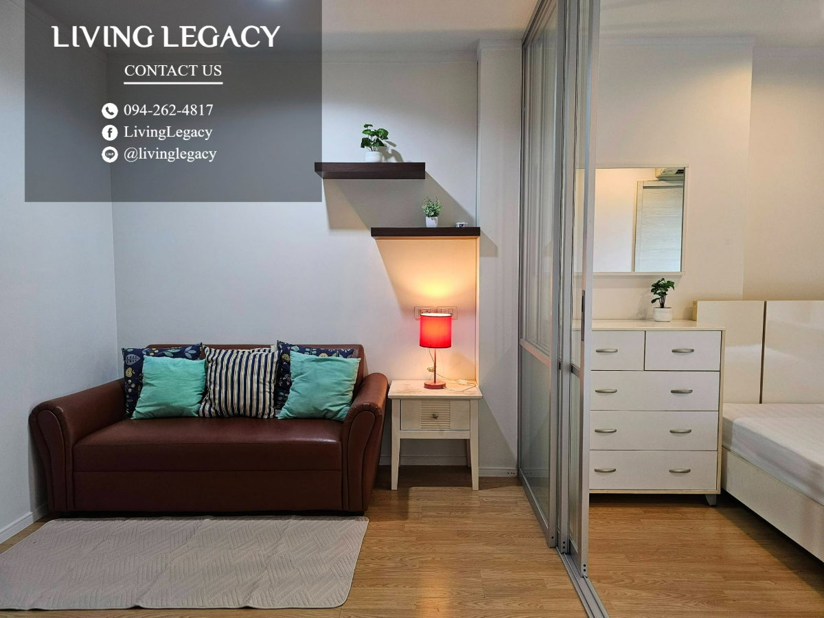รูป TJJG11 เช่าด่วน คอนโด Lumpini Place Srinakarin - Huamark Station 26 ตร.ม. | 1 นอน 1 น้ำ | ชั้น 6 | 10,500 บาท/เดือน | LINE: @livinglegacy - รูปที่ 3/8