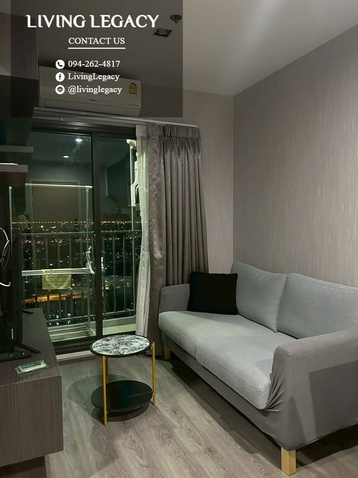 รูป TJJK9G เช่าด่วน คอนโด Rich Park @ Triple Station 29 ตร.ม. ชั้น 33 | 1 นอน 1 น้ำ | 14,000 บาท/เดือน | LINE: @livinglegacy - รูปที่ 3/10