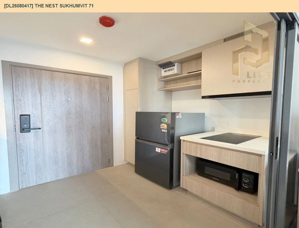 รูป DL26080417 ให้เช่าคอนโด เดอะ เนสท์ สุขุมวิท 71 (The Nest Sukhumvit 71) ใกล้ BTS พระโขนง พร้อมเข้าอยู่ โทรด่วน 0638692663 LineID @952jdxxk - รูปที่ 10/12