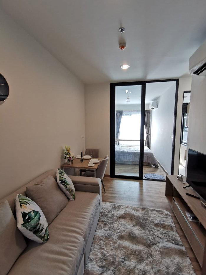 picture Condo for RENT : Nich Mono Sukhumvit Baring 𝐒𝐢𝐳𝐞 : 28 sqm. 1 Bedroom /1 Bathroom /Unblocked view 𝐅𝐥𝐨𝐨𝐫 : 32nd ✅Fully furnished - 1/15