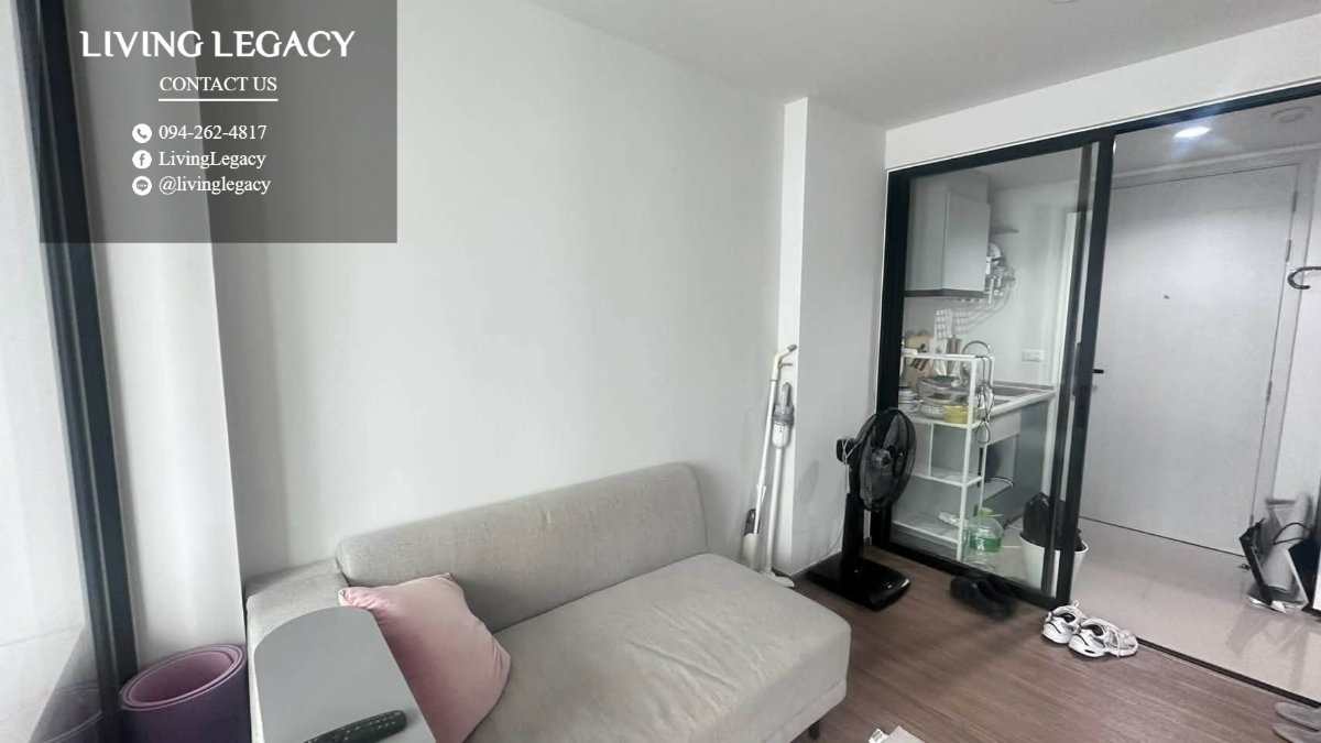 รูป TJJ9YQ เช่าด่วน คอนโด Niche Mono Rama 9 35 ตร.ม. | ชั้น 6 | 1 นอน 1 น้ำ | 15,000 บาท/เดือน | LINE: @livinglegacy - รูปที่ 5/10