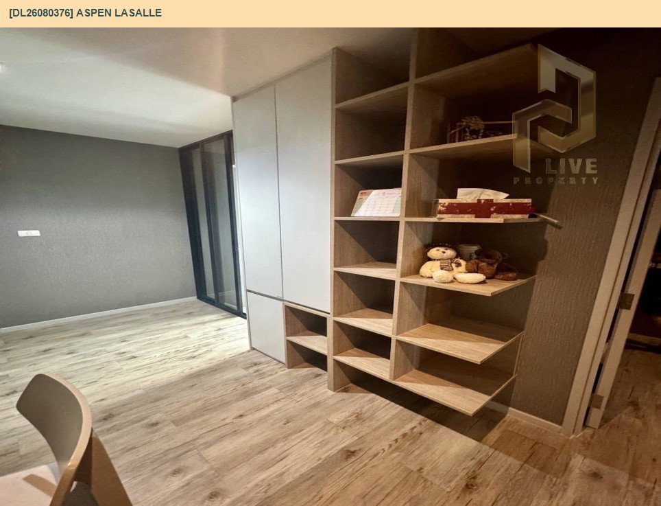 รูป DL26080376 ให้เช่าคอนโด เอสเพน ลาซาล เฟส เอ (Aspen Lasalle Phase A) ใกล้ MRT ศรีลาซาล พร้อมเข้าอยู่ โทรด่วน 0653619502 LineID @952jdxxk - รูปที่ 3/6