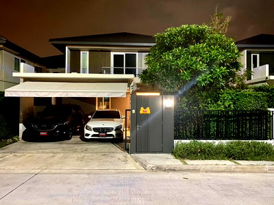 เช่าบ้านเดี่ยว ม.รามคำแหง 2 : 🏡✨ ให้เช่าบ้านเดี่ยว มัณฑนา อ่อนนุช–วงแหวน 5 บ้านสวย Built-in ทั้งหลัง พื้นที่ลงตัว บรรยากาศโครงการร่มรื่น