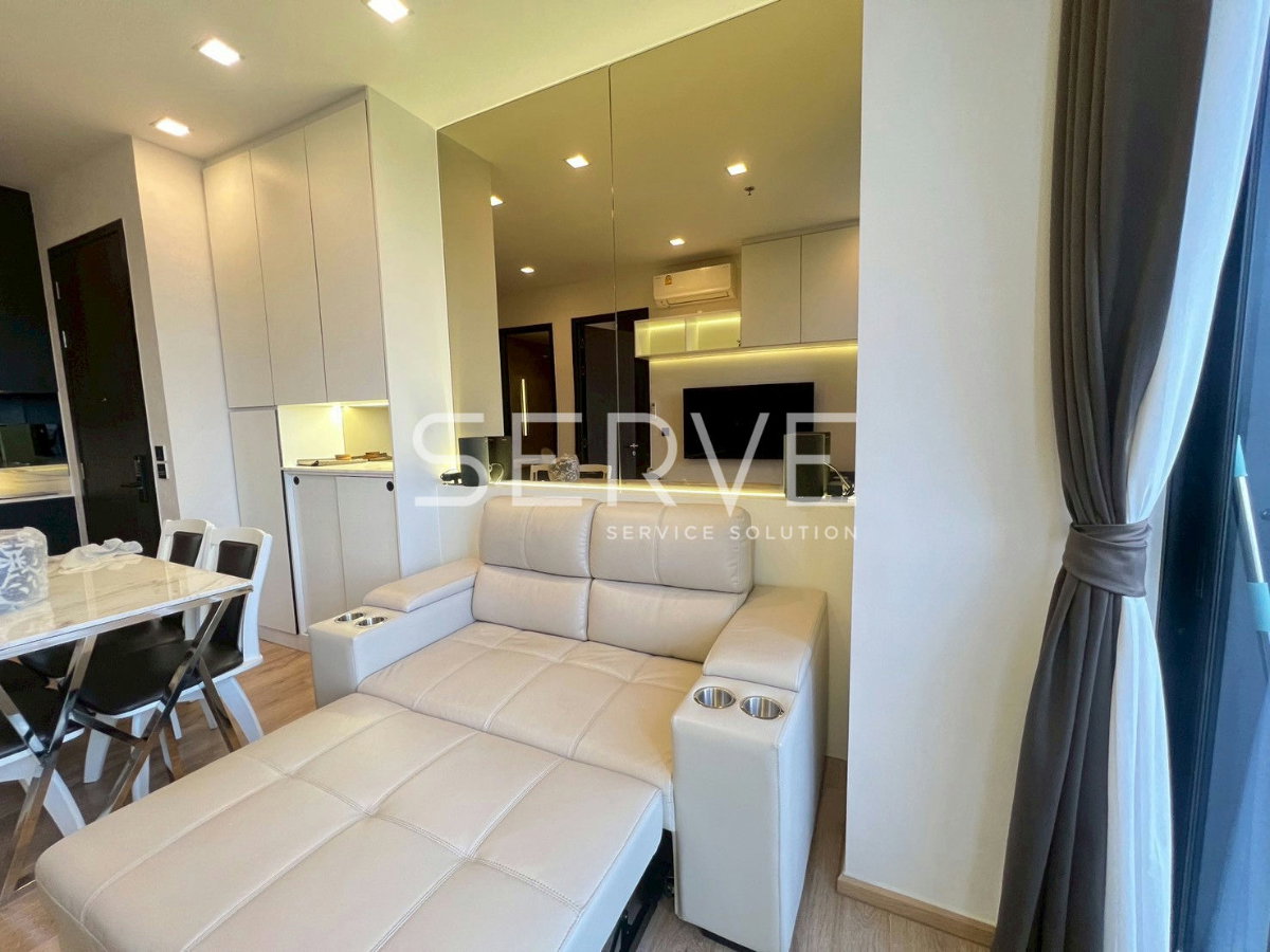 รูป 🔥ถูกที่สุดในตึก!35K-ห้องกว้าง 2นอน ตกแต่งหรู ชั้นสูงสุด วิวดี เฟอร์จัดเต็ม พร้อมอยู่ คอนโดหรูทำเลดี ใกล้ BTS อารีย์,La Villa   @ Noble Around Ari   - รูปที่ 5/8