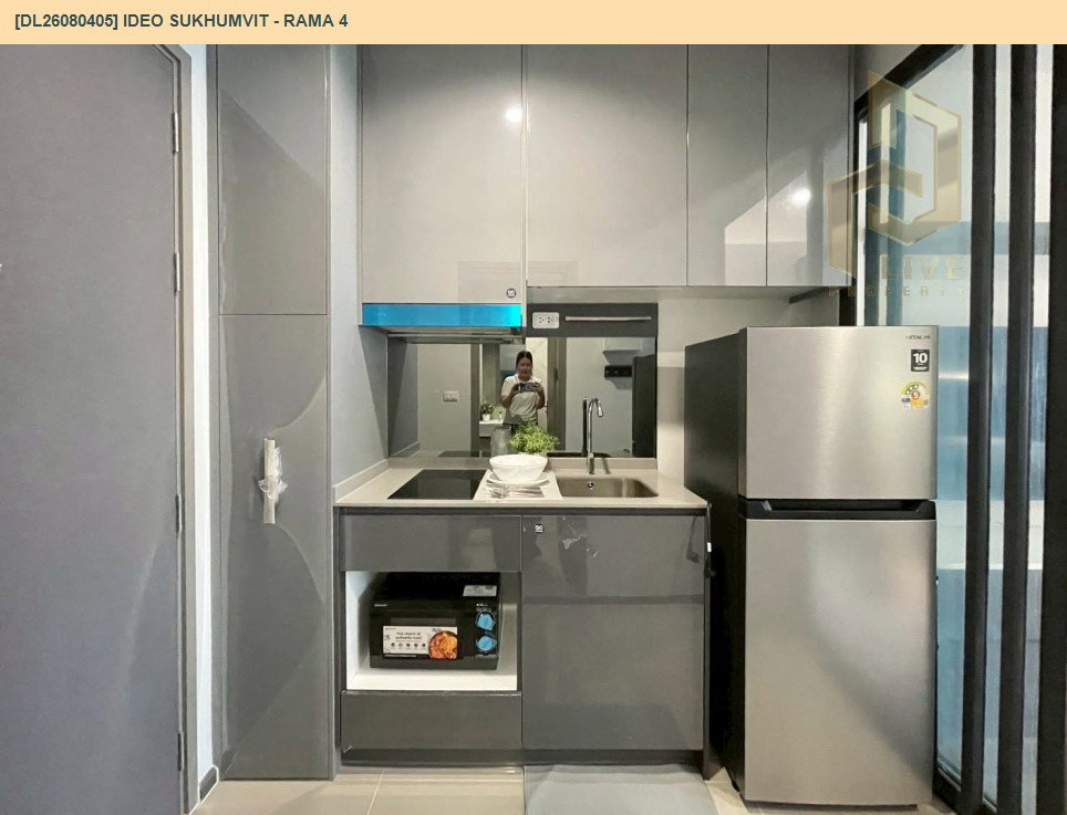 รูป DL26080405 ให้เช่าคอนโด ไอดีโอ สุขุมวิท - พระราม 4 (IDEO Sukhumvit - Rama 4) ใกล้ - พร้อมเข้าอยู่ โทรด่วน 0653619502 LineID @952jdxxk - รูปที่ 4/8